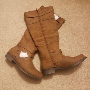JustFab Strap & buckle riding boot- Size 7